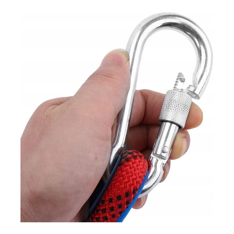 ILoveMilan Corda arrampicata corda intrecciata stendibiancheria corda arrampicata 20 metri nera 12mm