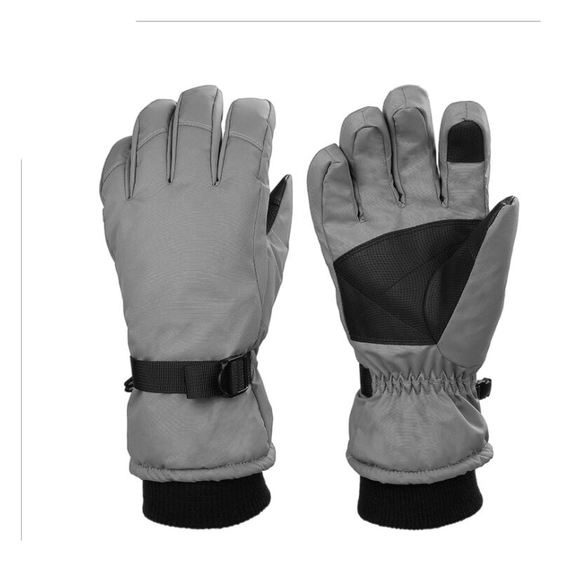 Ilovemono Gants de ski, gants d'hiver chauds, gants d'extérieur, gants coupe-vent antidérapants, gants de randonnée de course de montagne de course