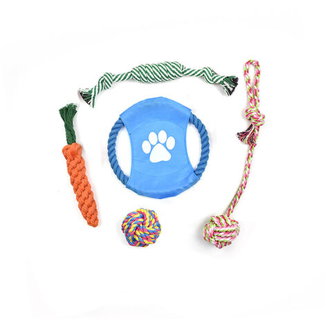 Giocattolo di Peluche 5 Palle Arcobaleno per Animali Domestici Green & Rare Giocattolo da Masticare per Cani e Gatti