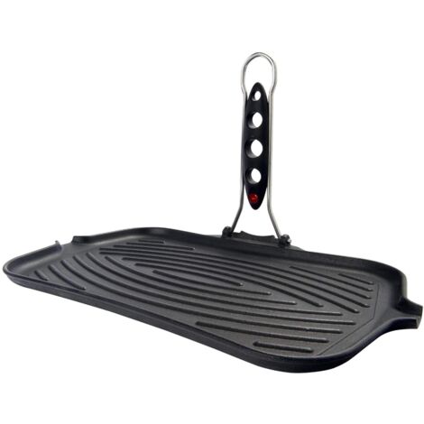 ILSA Bistecchiera con Indicatore Termico, Dietellago, Ghisa Smaltata, cm 23x36