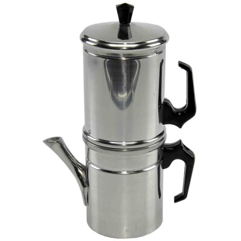 Ilsa CAFFETTIERA NAPOLETANA ALLUM.TZ.6, Alluminio, Multicolor, 6 Cups