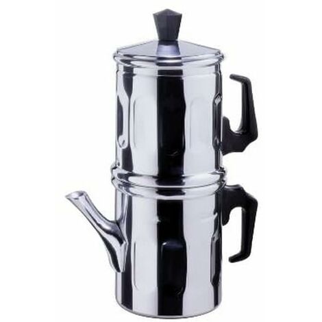 ILSA Caffettiera Napoletana Diamante, Alluminio, Tazze 3, cl 25
