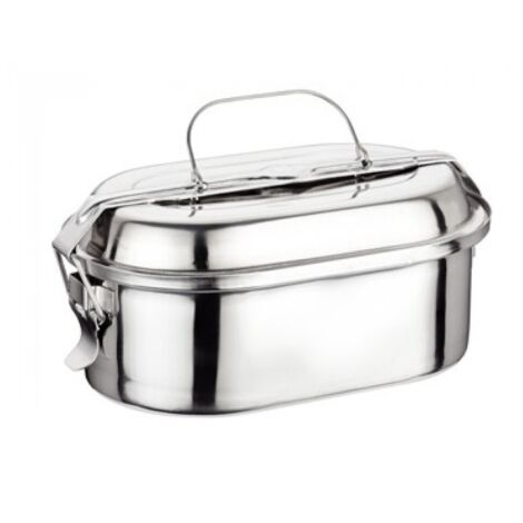 ILSA ilsa fiambrera inox oval 16+2 platos 5101 , ilsa fiambrera inox oval 16+2 platos 5101