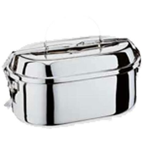 ILSA ilsa fiambrera inox oval 18+2 platos 5111 , ilsa fiambrera inox oval 18+2 platos 5111