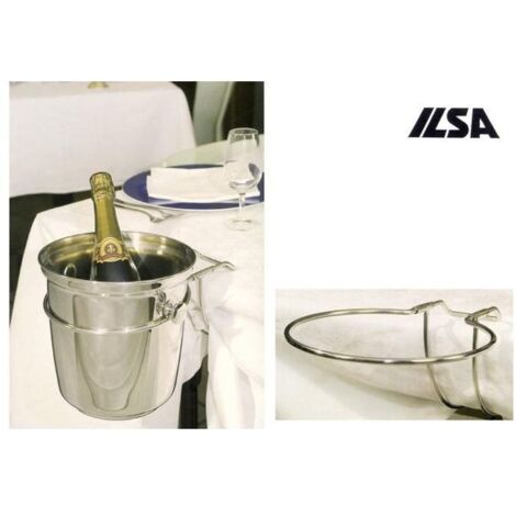 Ilsa portasecchiello tavolo pieghevole acciaio inox 18/10