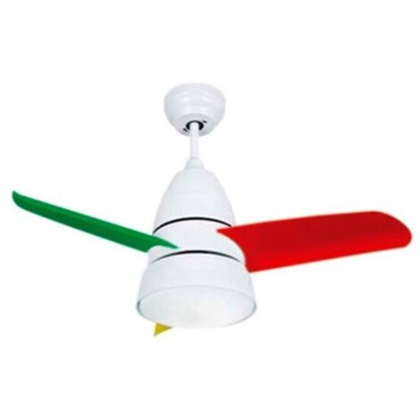 Ilumina y Refresca con Estilo: Mini Ventilador de Techo 70W, LED y Aspas de Colores
