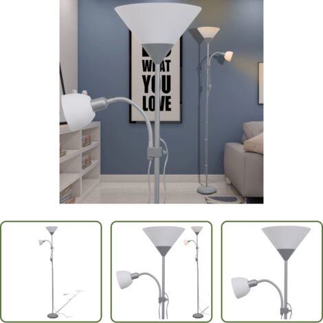 Iluminación de habitación -  Lámpara de pie gris