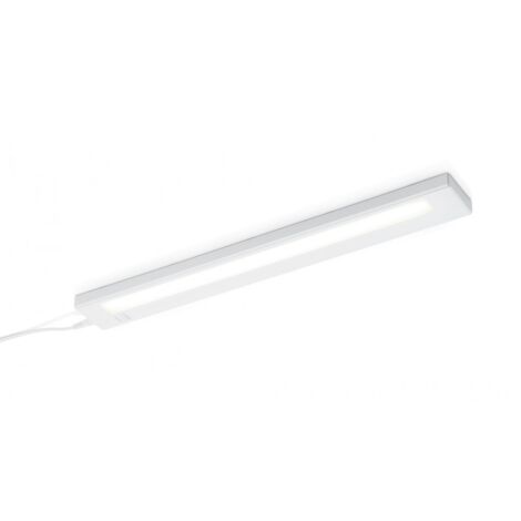 Iluminación de muebles Trio Alino 7W 3000K Luz cálida. 55×7 cm. LED integrado Cocina. Estilo moderno. Plástico y Policarbonato. Color blanco