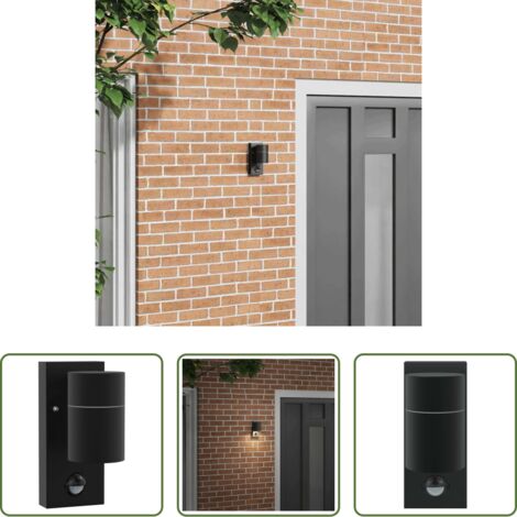 Iluminación exterior -  Luz de pared exterior Negro 6,5 x 10,5 x 16 cm