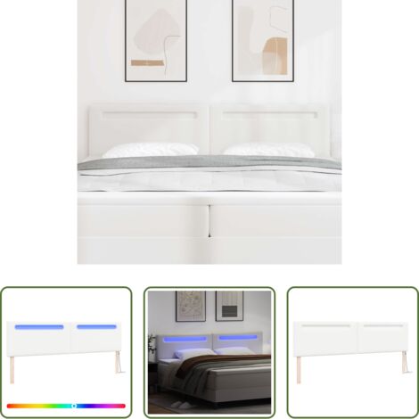 Iluminación LED -  Cabecero LED 200 cm Cuero sintético