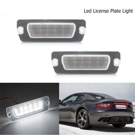 Iluminación LED de placas para Maserati GranTurismo, GranCabrio, Coupé 4200 GT (2001–2007)