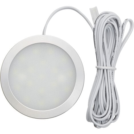 DRILLPRO ILUMINACION LED INTERIOR AUTOCARAVANA CAMPERVAN 2.5W 12 LEDs DC12V blanco LBTN