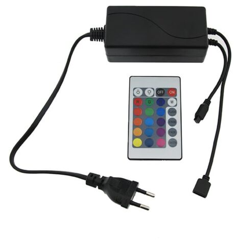 IluminaShop - Adaptador de Corriente para tiras LED RGB 60W 12VDC