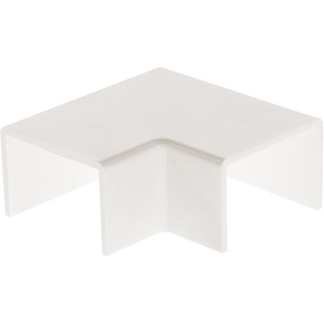 IluminaShop - Angulo Plano para Mini Canaleta Electrica 25x17 Mm