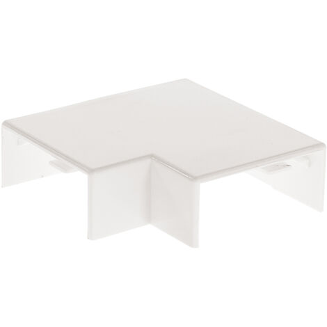 IluminaShop - Angulo Plano para Mini Canaleta Electrica 40x40 Mm