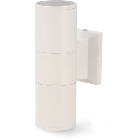 IluminaShop - Aplique de Pared Tube Blanco II 2XGU10 IP54