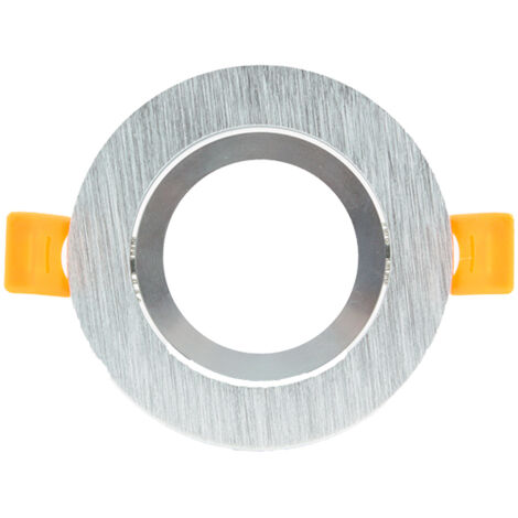 IluminaShop - Aro Basculante Redondo Niquel para GU10/MR16