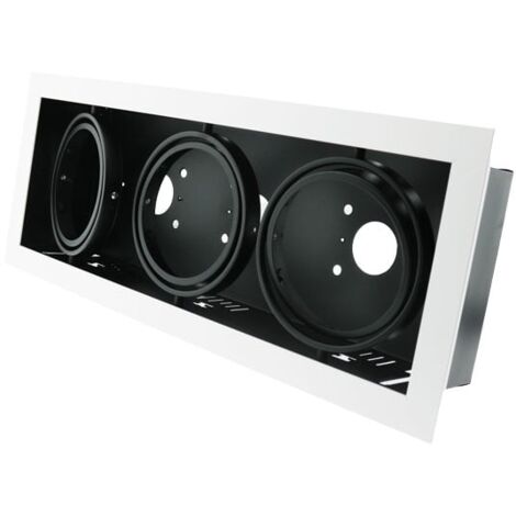 IluminaShop - Aro Cardan Triple para Bombilla LED AR111