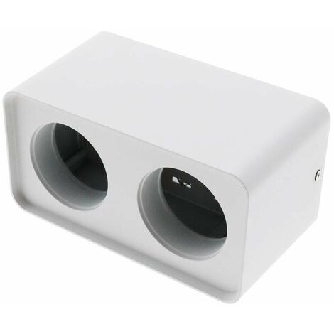 IluminaShop - Aro de Superficie Blanco Para 2 Modulos 10W Serie Cobfix