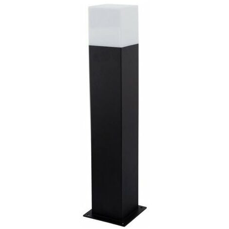 IluminaShop - Baliza Negra Black Edition para Exterior Jardin 1XE27 440mm IP54