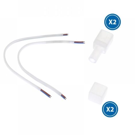 IluminaShop - Cable Adaptador para Neon LED 220V