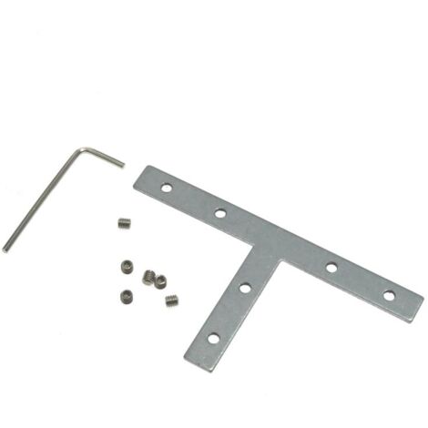 IluminaShop - Conector Plano en T para Perfil
