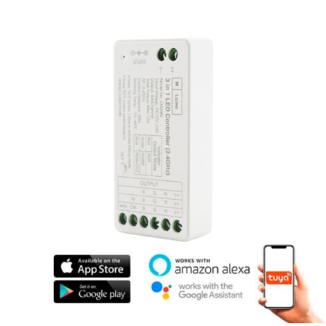 IluminaShop - Controlador Regulador Smarthome Led Monocolor+CCT
