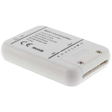 IluminaShop - Controlador WIFI para Tiras LED 12/24V LED RGB / 3000K / 6000K + APP