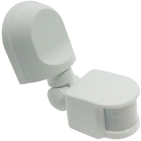 IluminaShop - Detector de Movimiento PIR 180º Superficie Blanco II