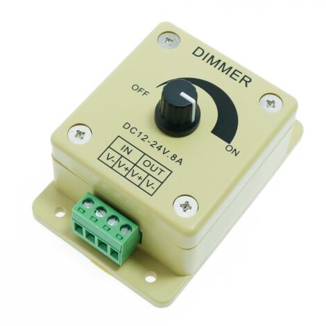 IluminaShop - Dimmer Regulador Unicolor para Tiras LED 12/24V
