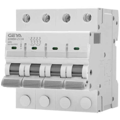 IluminaShop - Disyuntor de Corriente con Proteccion Contra Sobrecorriente (RCBO) 4P 40A 30mA