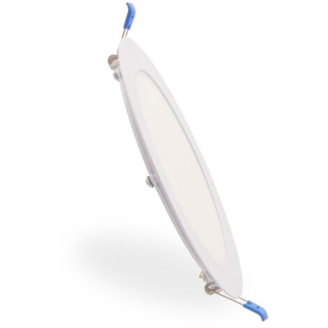 IluminaShop - Downlight panel LED circular 12W  Blanco Neutro 4500K