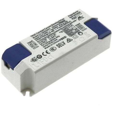 IluminaShop - Driver LIFUD 30W Regulable Triac Salida 2542VDC No Flicker