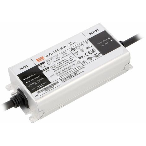 IluminaShop -  Driver Mean Well XLG100A para Foco Modular LED 100W