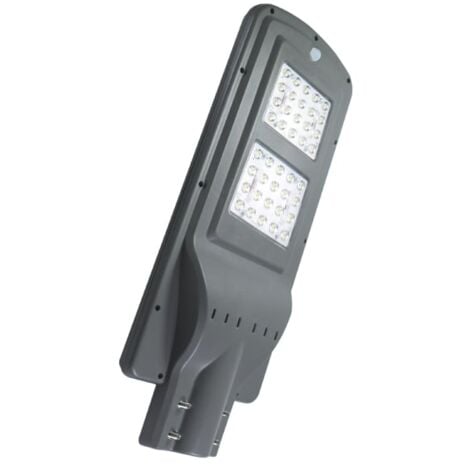 IluminaShop - Farola Solar de LED para Alumbrado Publico 40W con Sensor  Blanco Frio 6000K