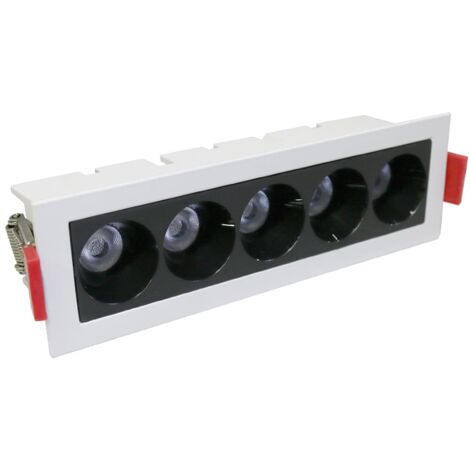 IluminaShop - Foco Downlight LED Lineal 10W  Blanco Neutro 4000K