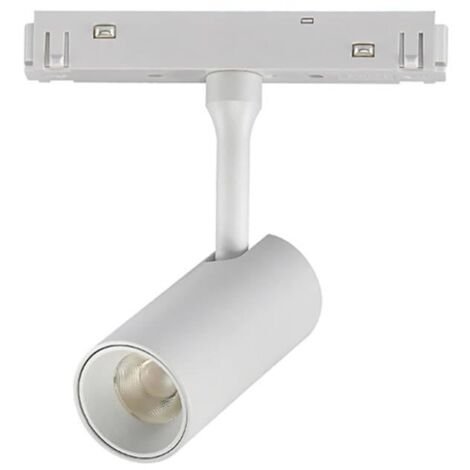 IluminaShop - Foco LED Blanco 7W para Carril Magnetico Detail Chip Osram 48V Monofasico CRI 90 UGR 17 Serie Detail  Blanco Calido 3000K