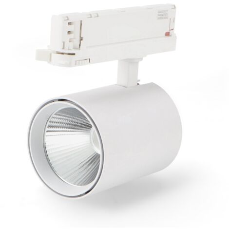 IluminaShop - Foco LED para Carril Blanco Air 30W Trifasico No Flicker  3000+4000+6000