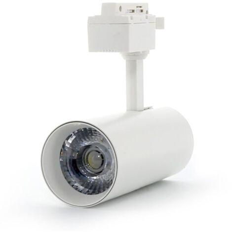 IluminaShop - Foco LED para Carril Chip Sanan 30W Blanco Monofasico CCT  3000+4000+6000