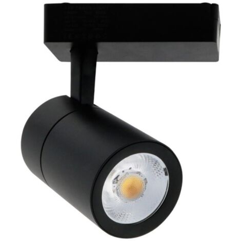 IluminaShop - Foco LED para carril Clean 30W Negro Monofasico CCT  3000+4000+6000