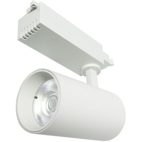 IluminaShop - Foco LED para Carril ProFast Blanco 30W Monofasico  Blanco Neutro 4500K