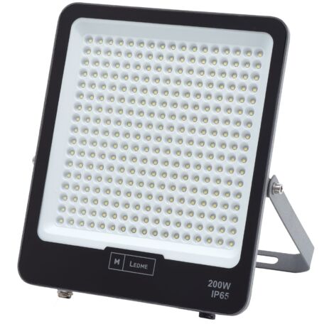 IluminaShop - Foco Proyector LED SMD 200W 24000LM Chip Osram Mini On Plus Regulable IP65  Blanco Neutro 4000K