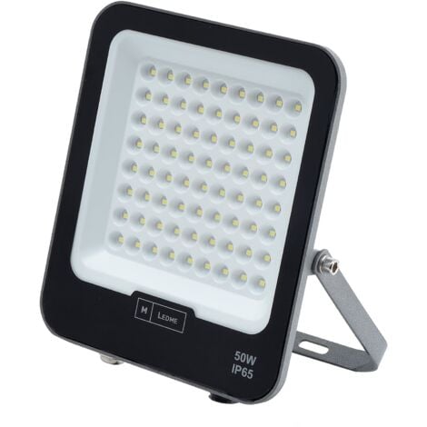 IluminaShop - Foco Proyector LED SMD 50W 6000LM Chip Osram Mini On Plus Regulable IP65 Blanco Frio 6000K