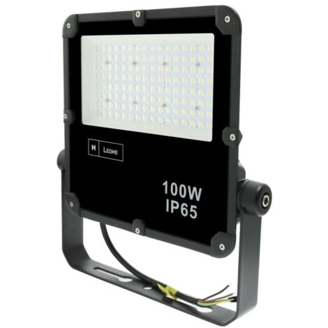 IluminaShop - Foco Proyector LED SMD Slim Lumileds 100W Regulable 110V IP65  Blanco Frio 5000K