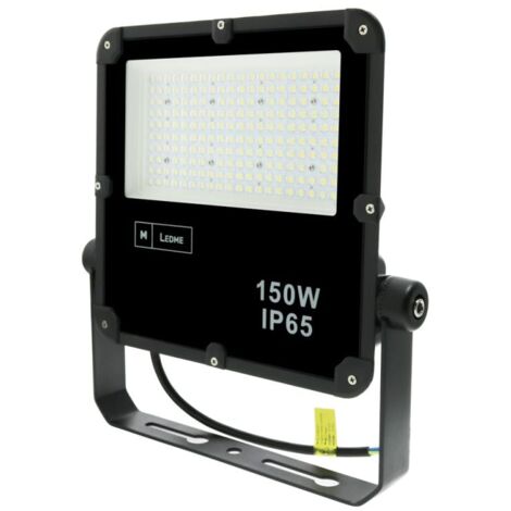 IluminaShop - Foco Proyector LED SMD Slim Lumileds 150W Regulable 110V IP65  Blanco Neutro 4000K