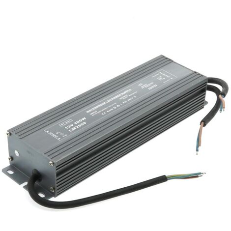 IluminaShop - Fuente de Alimentacion Para Tiras LED 400W 12VDC IP65