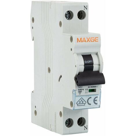 IluminaShop - Interruptor Automatico Estrecho DPN Industrial 1P+N Curva C 6KA  25A