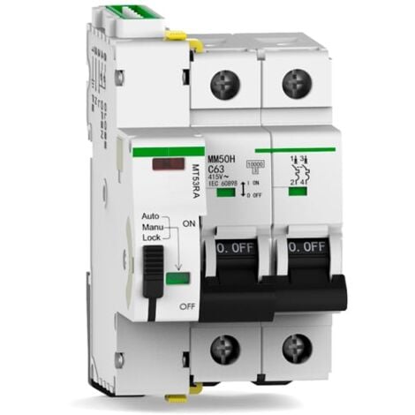 IluminaShop - Interruptor Diferencial Auto Rearmable 2P 40A Curva C 30mA10KA Superinmunizado Clase A