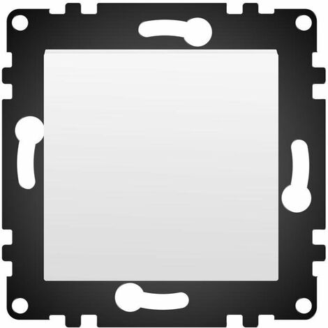 IluminaShop - Interruptor Empotrable Simple Blanco IP20 Serie wLux