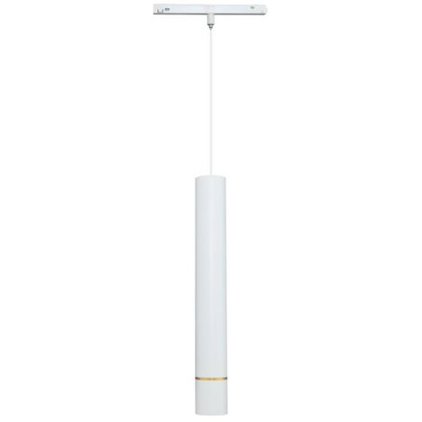 IluminaShop - Lampara Colgante Blanca para Carril Magnetico 8W Magne Chip Osram 48V Monofasico CRI 90 UGR 17 Serie Even Blanco Neutro 4500K